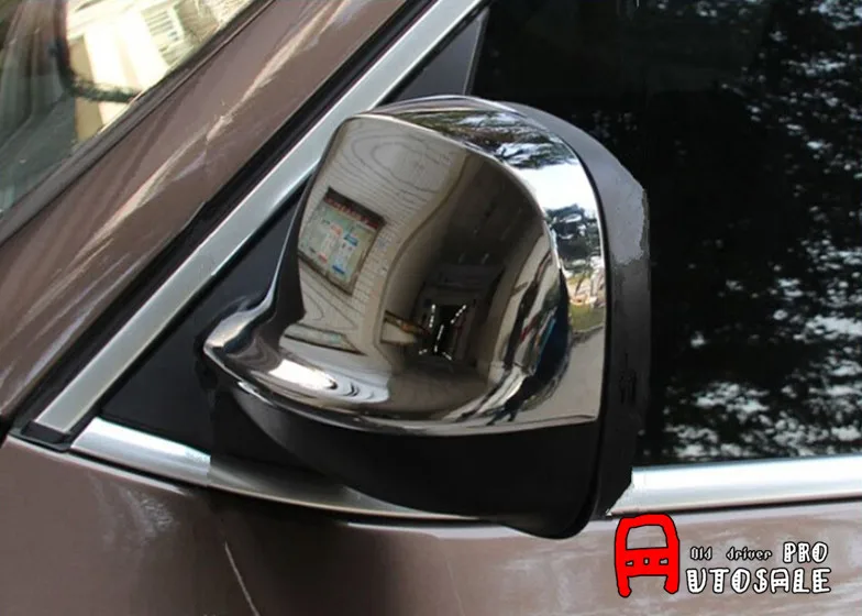 

FOR BMW X3 F25 2011 2012 2013 ABS Chrome Exterior Side Mirror Rearview Cover Trim 2pcs Glossy