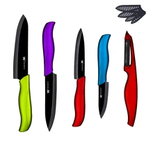 Handgefertigte Keramik Messer Kochmesser Kochen Zubehör Werkzeuge Nicht korrosiv Küchenmesser Set 3 “Schäl 4” Utility 5 “Schneiden 6” Chef
