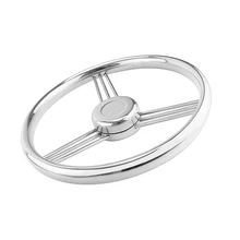 Рулевое колесо для лодки из нержавеющей стали-5,3 дюйма, 9 спиц, рулевое колесо для морской лодки, 15 градусов, автомобильные аксессуары