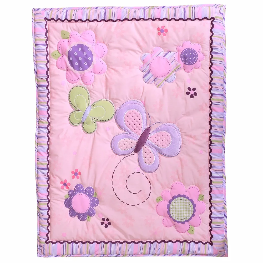 1 Pcs Bird print baby quilt Thin section Baby bedding accessories Cartoon quilt