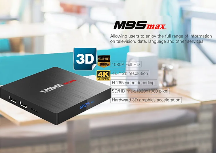 M9S MAX Amlogic S905W Android 7,1 tv BOX 2 Гб 16 Гб четырехъядерный KD 17,5 HD 4 K WiFi умный потоковый медиаплеер+ пульт дистанционного управления