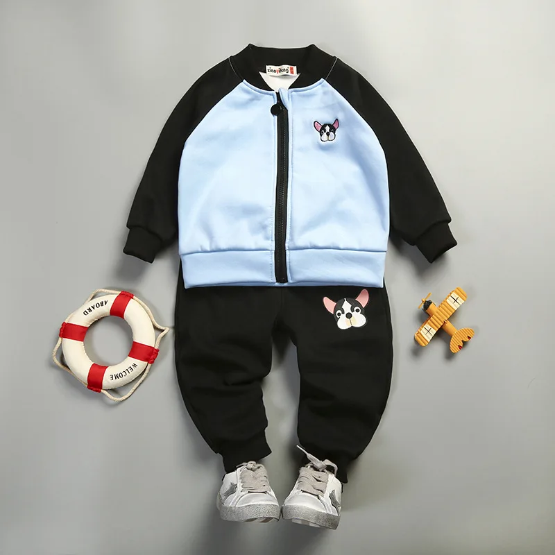 winter baby boy girl clothes 2017 new thicker flannel warm embroidery baby clothing set jacket