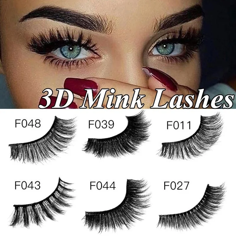 

3D Eyelashes Mink Eyelashes Criss-cross False Eyelashes Cruelty Free Volume Thick Mink Lashes Dramatic Eye lashes Makeup Tools