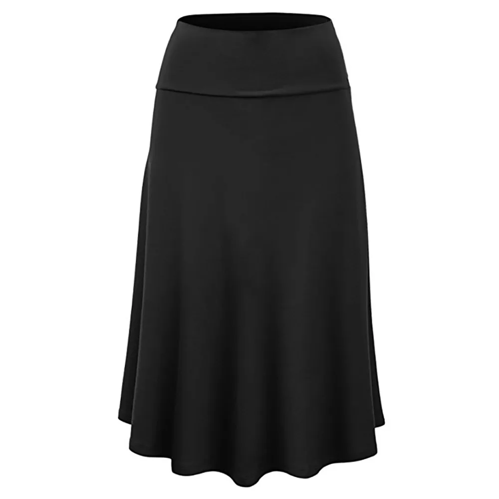 

Plus Size Harajuku Skirts Womens 2018 Gothic Korean Clothes Saia Midi Streetwear Summer High Waist Pleated Skirt