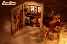 New Arrive Doll House odel Building Kits Wooden Miniature 3D Handwode Diy Dollhouse Miniature Creative Christmas