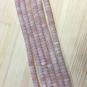 Модная обувь на каблуке 10x6 мм натурального драгоценного камня свободные плоские бусины Бирюза опал Агат для изготовления ювелирных изделий прядь 130 шт. дропшиппинг - Цвет: Rose quartz