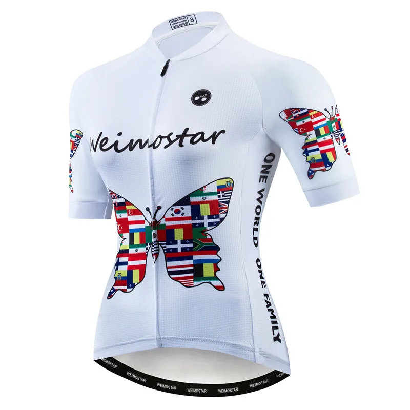 Weimostar, Женская майка для велоспорта, майка для горной дороги, MTB, велосипедная рубашка, Женский Майо, топ для гонок, розовый, белый, США - Цвет: 30