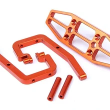 Задний бампер из алюминиевого сплава с ЧПУ подходит для 1/5 hpi baja 5b km rovan