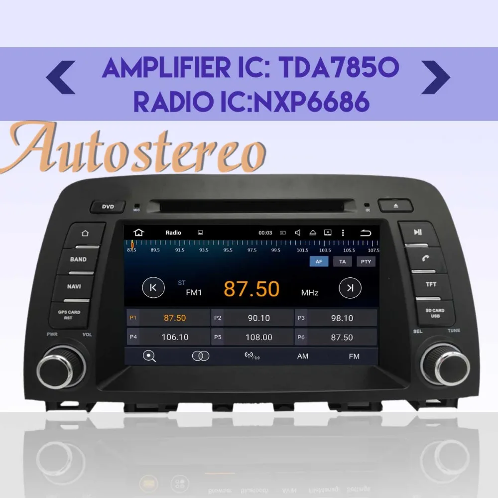 

Newest Android8.0 4GB RAM system Car CD DVD Player GPS navigation For MAZDA6 ATENZA 2013 2014 2015 2016 2017 multimedia radio