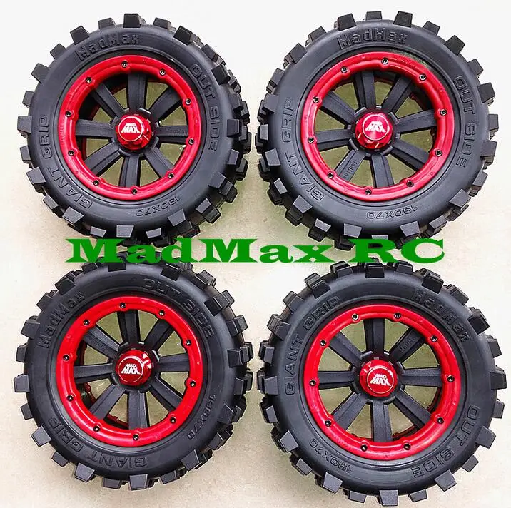 MadMax гигантский захват Монстр набор колес + зеленый адаптер колесные гайки для