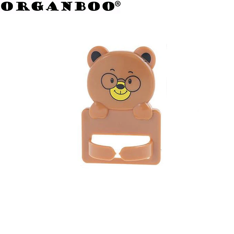 

ORGANBOO 1PC Cartoon Paste Plug Hook Electrical Socket Fixed Hook Storage Rack Cable Organizer Key Eyeglass Storage Rack