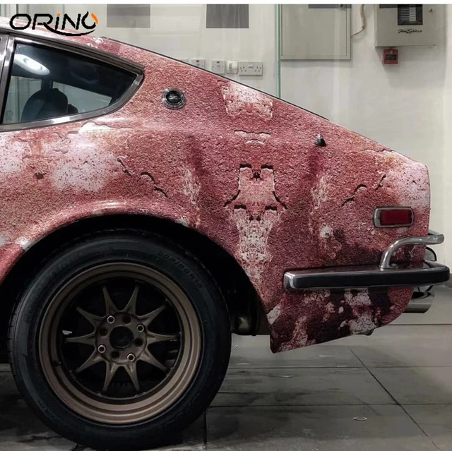 1.52*28m OEM Design Car Body Decoration Bubble Bomb Rust Vinyl Car Wrap -  China Rust Vinyl, Rust Car Wrap