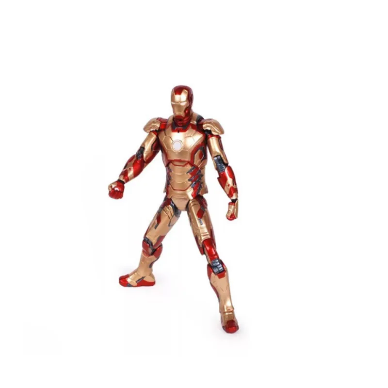 

NEW hot 18cm avengers 4 Super hero Iron man Tony Stark MK43 MK42 movable Action figure toys collection Christmas gift with box