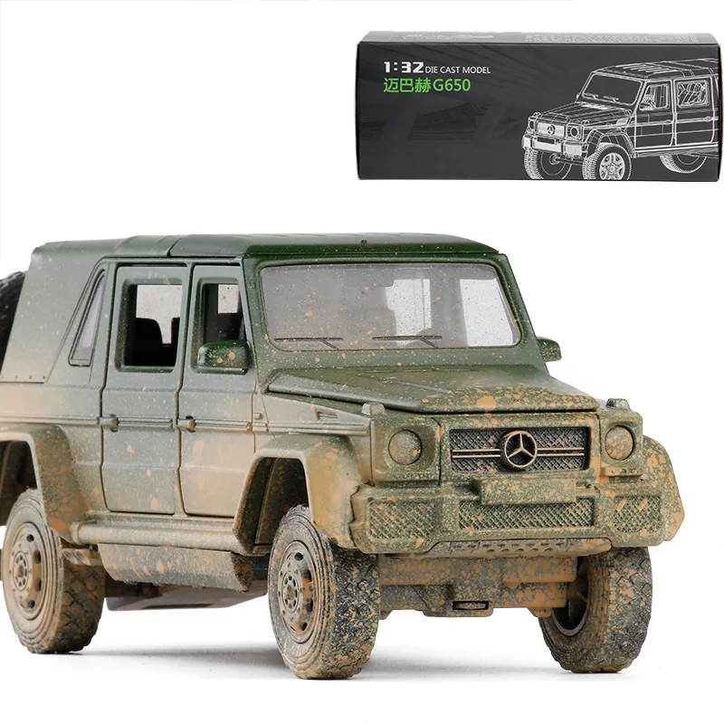 

1:32 Die Cast Models Cars Electronic automobiles Alloy Vehicle gld3 Coche Kids Children Toys Mud Lexus LX570 SUV G650 Maybach