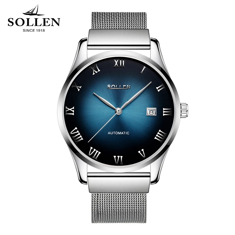 Relogio Masculino High Quality Automatic mechanical Watches Men Top Brand Luxury Business full steel Calendar date watch Man