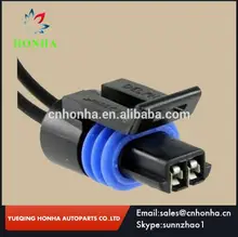 popular pa66 delphi buy cheap pa66 delphi lots from china pa66 Delphi 8 Pin Wiring Harness Connectors 12162193 female electric connector black waterproof 2 pins automotive connector pigtail wire harness for delphi