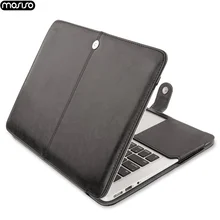 MOSISO Laptop Sleeve for MacBook Air 11 13 inch Pro Retina 12 13 15 PU Leather Case for MacBook Pro 13 15 Inch Laptop Bag Case laptop sleeve for macbook air 13 case laptop bag for macbook air 13 macbook pro 13 laptop case 14 inch for notebook laptop tas