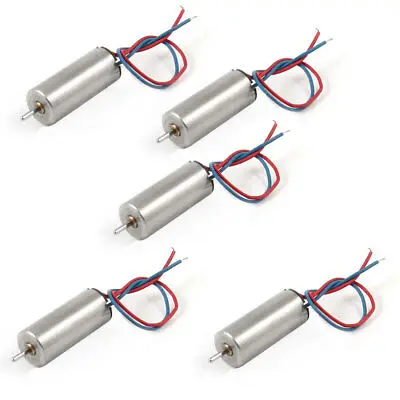 

5 Pcs DC 3.7V 6x14mm Magnetic Mini Coreless Motor for DIY RC Aircraft