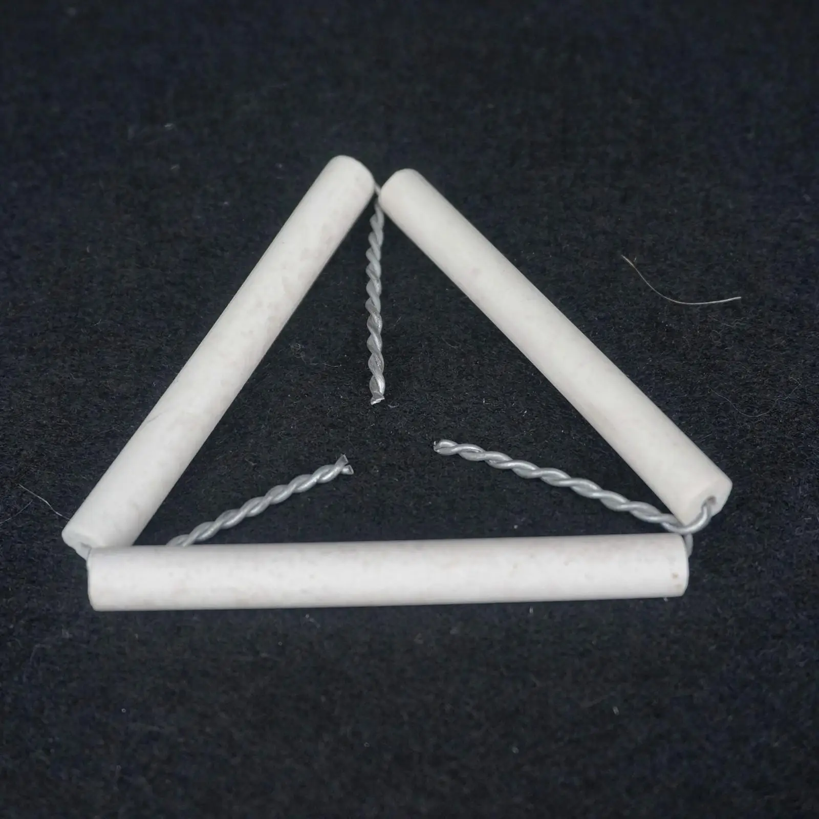 

2pcs Pipeclay Triangle 75x8mm For Lab Crucible On Tripod Bunsen Burner Lab Use