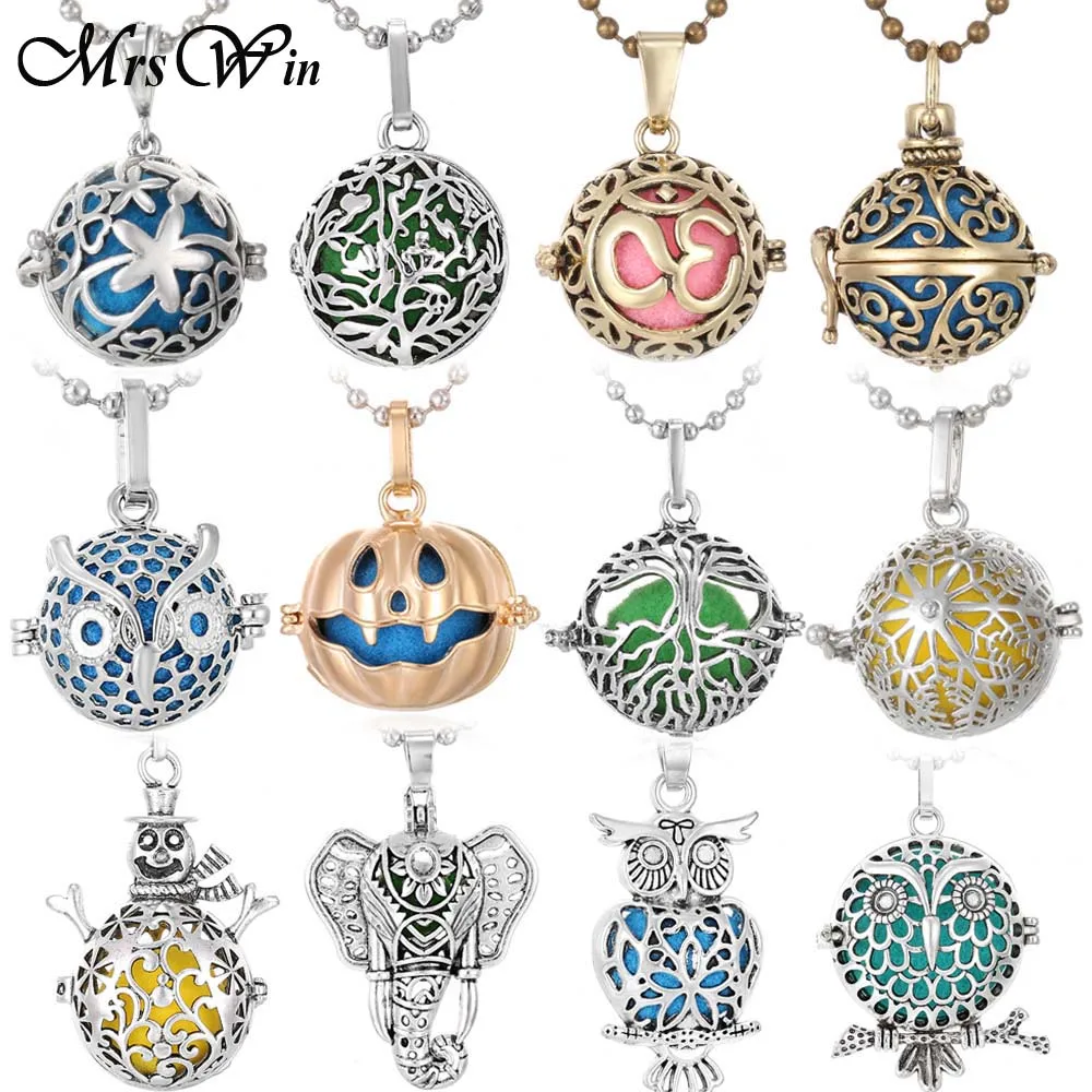 Aromatherapy Jewelry Vintage Flower Aromatherapy Perfume Essential Oils