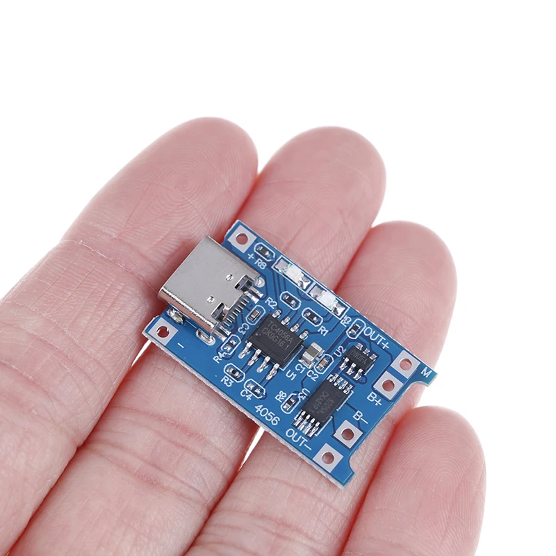 

New Type-C TP4056 1A Li-ion Lithium Battery Charging Board Charger Module Lithium Battery DIY Port Mike USB Interface