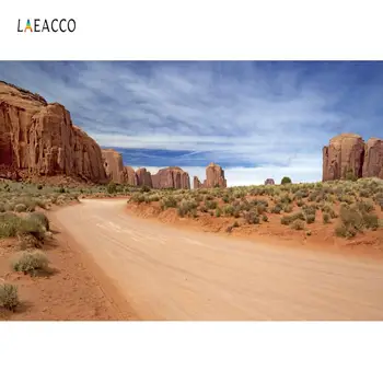 

Laeacco Desert Shrub Hillside Monument Valley Natural Scenic Photo Backdrops Photography Backgrounds For Photo Studio