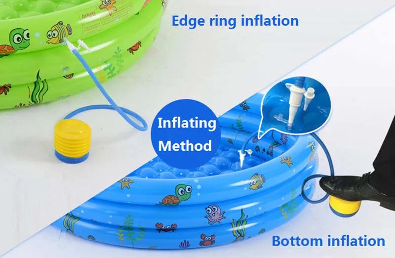 Портативный Открытый мультфильм надувной детский бассейн младенческой Piscina красочная печать детская Ванна для бассейна летняя игрушка