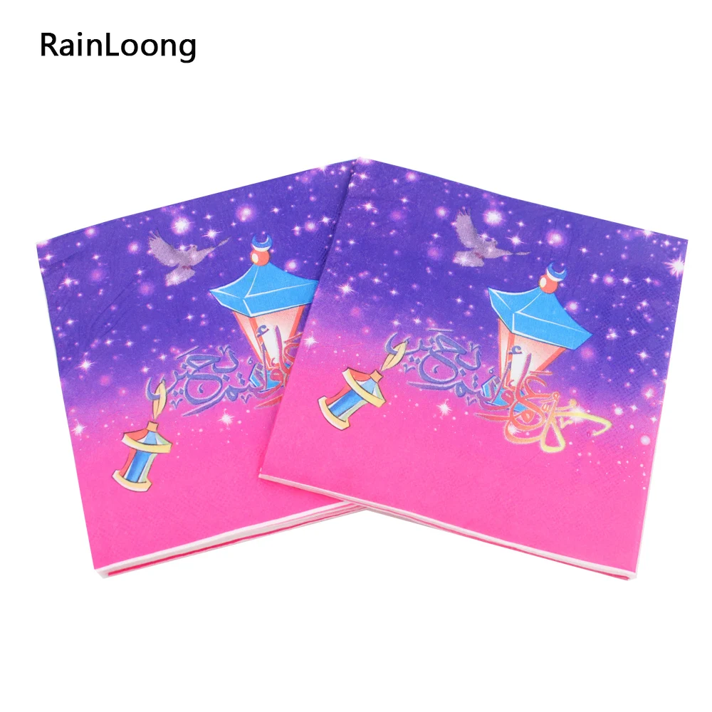 

[Uber Napkin] Printed Paper Napkin Party Tissue Dinner Napkins Supply Party Decoration Guardanapo 33cm*33cm 20pcs/pack