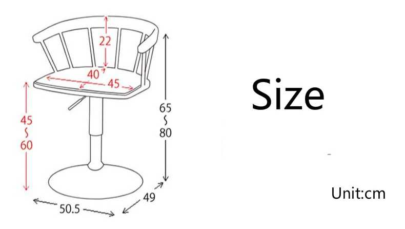 Массивный деревянный Простой низкий барный стул с подъемным вращающимся домашним гостиной стул для отдыха со спинкой Многофункциональный обеденный стул