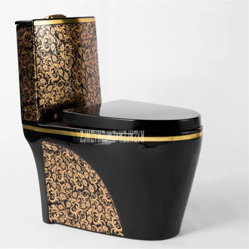 

896 Household Super Swirl One Piece Toilet Mute Closestool Luxury Toilet Super Vortex Nightstool Conjoined Ceramics Toilet