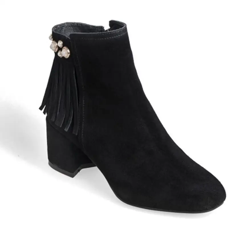 Suede Angle Boots Elegant 2017 Lukuco Women's A