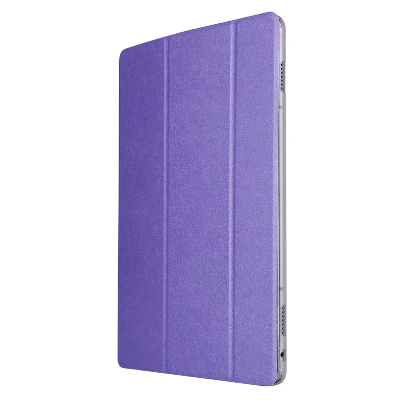 Ультра тонкий 3 фолдстранспарент ПК задняя крышка чехол для huawei Mediapad M5 8,4 SHT-AL09 SHT-W09 8,4 дюймов планшет Funda сумка - Цвет: purple