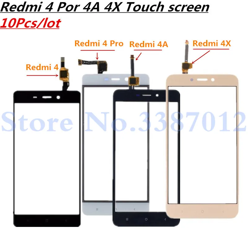 10 шт./лот 5 0 ''сменный высококачественный для Xiaomi Redmi 4 Pro 4A 4X сенсорный экран