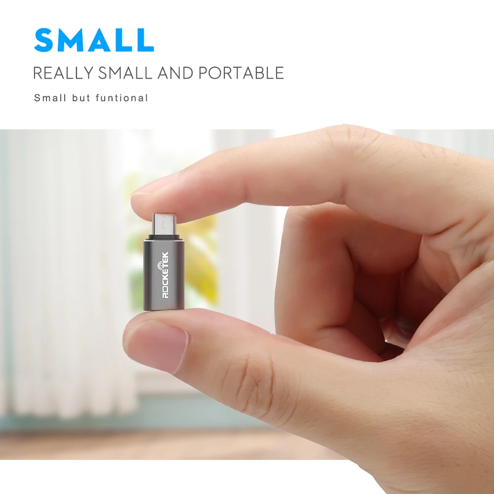 Rocketek Micro для Type C USB адаптер зарядное устройство аксессуары Data Sync зарядки Samsung Xiaomi LG