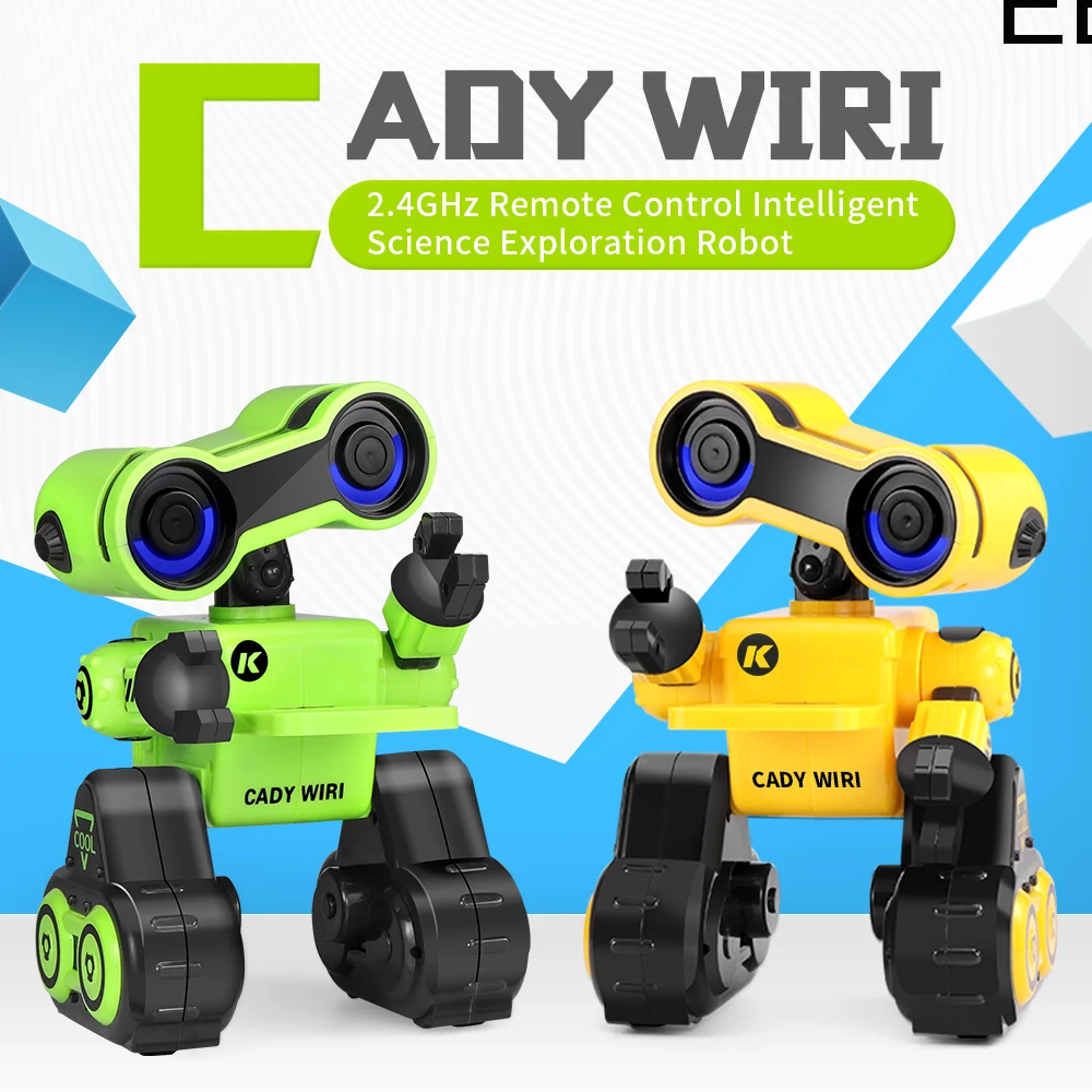 Интеллектуальный робот EBOYU JJR/C JJRC R13 Cady WIRI, программируемый музыкальный танец, игрушка-робот для детей в подарок