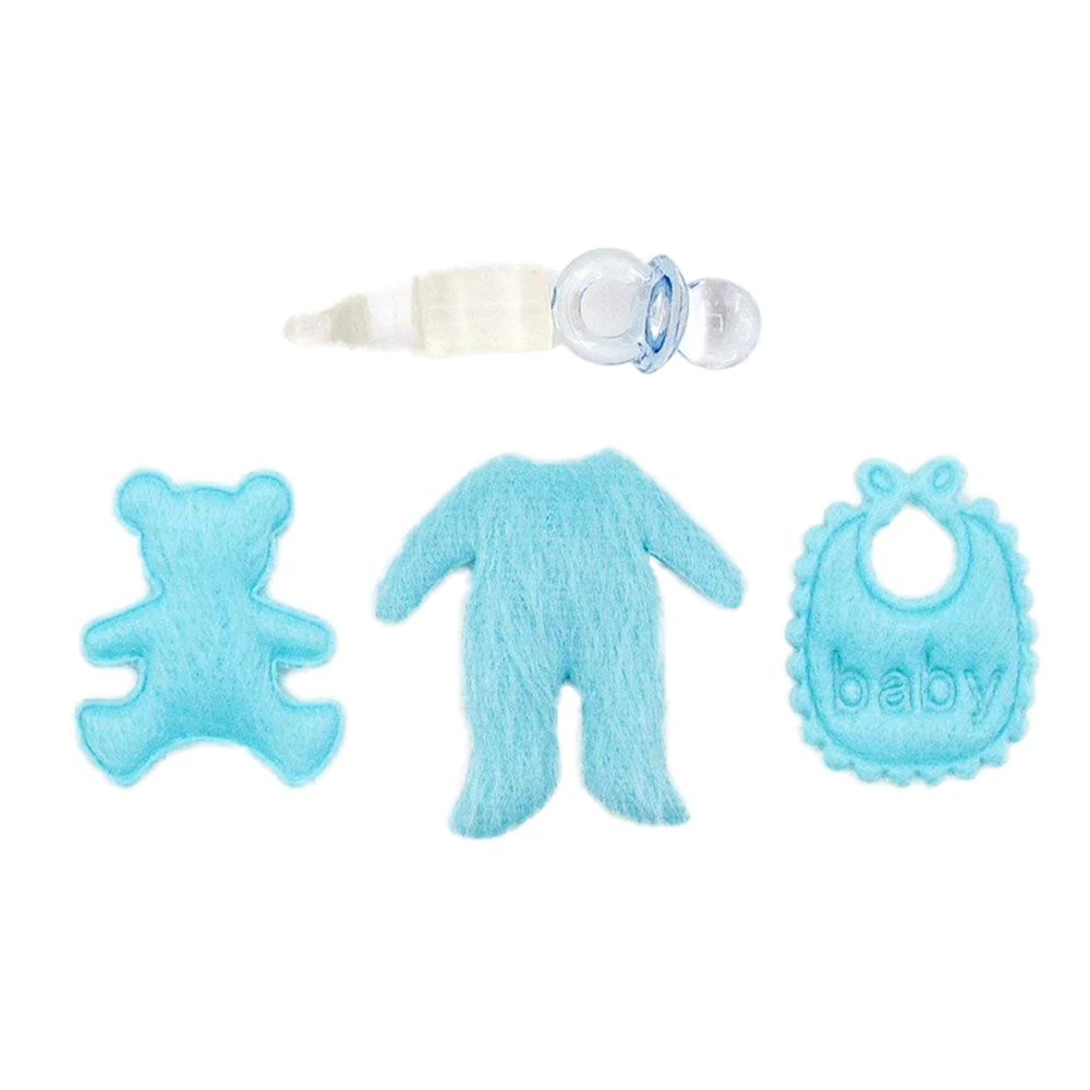 

Odoria 1:12 Miniature 5PCS Baby Doll's Accessories Set Bib Pacifier Baby Bottle Dollhouse Decoration Accessories