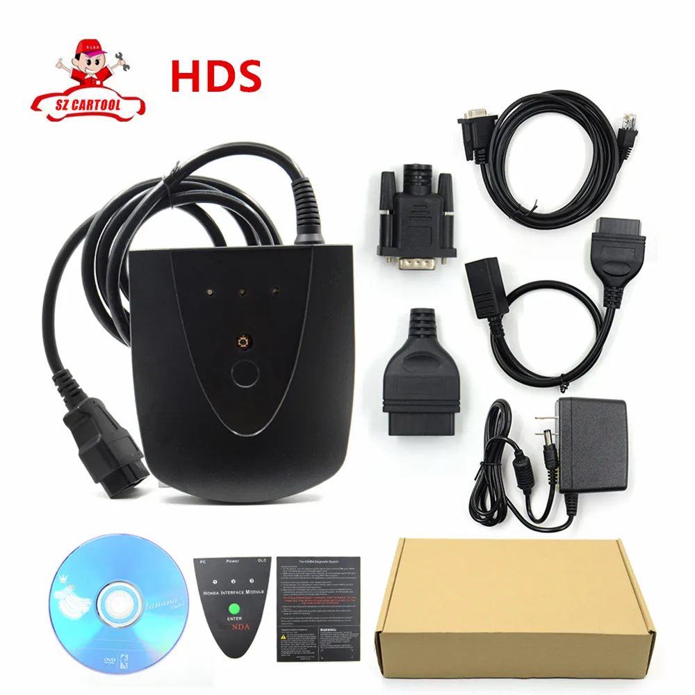 Hot selling for Honda HDS Scanner V3.015.020 Diagnostic Tool HDS with USB to RS232 for Honda Car free shipping