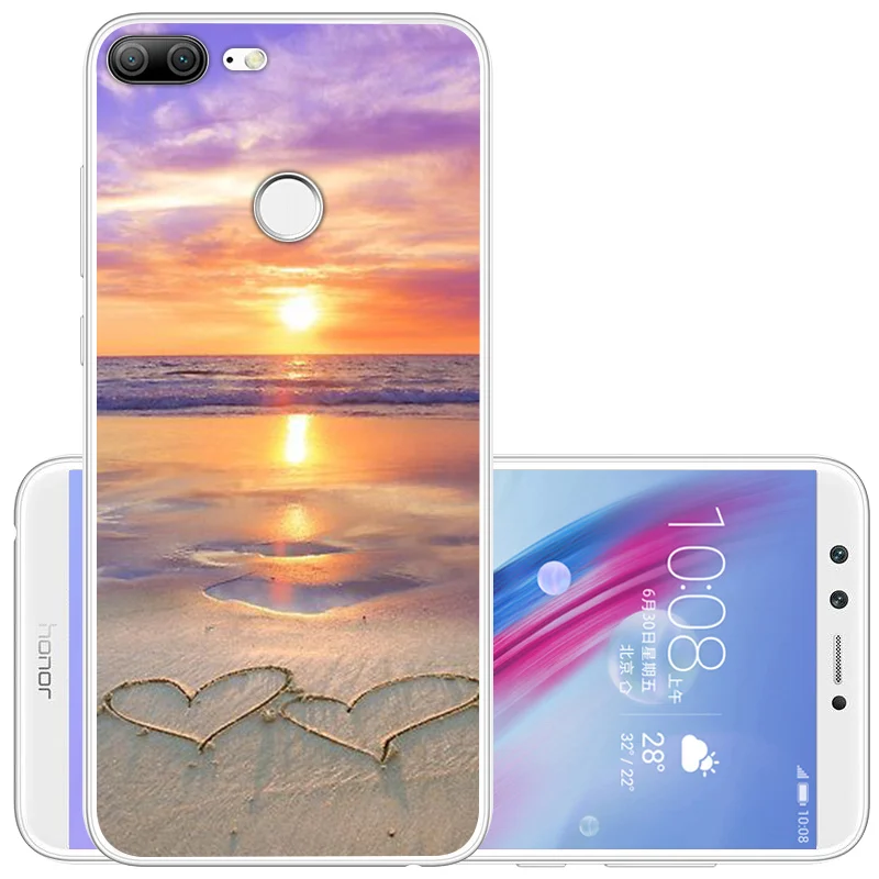 Чехол для Huawei Honor 9 Lite 5 65 дюйма силиконовый чехол lite мягкий из ТПУ с рисунком