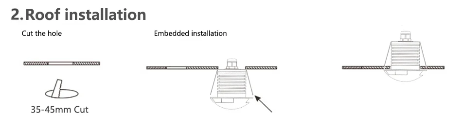 3W Wall Buried Light 12