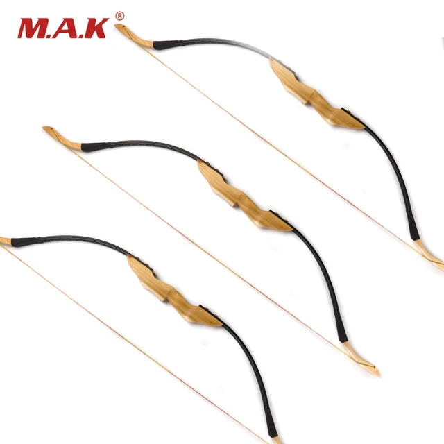  US $53.92 Right Left Hand User Mongolian Recurve with Wooden Handle Rest Archery 
