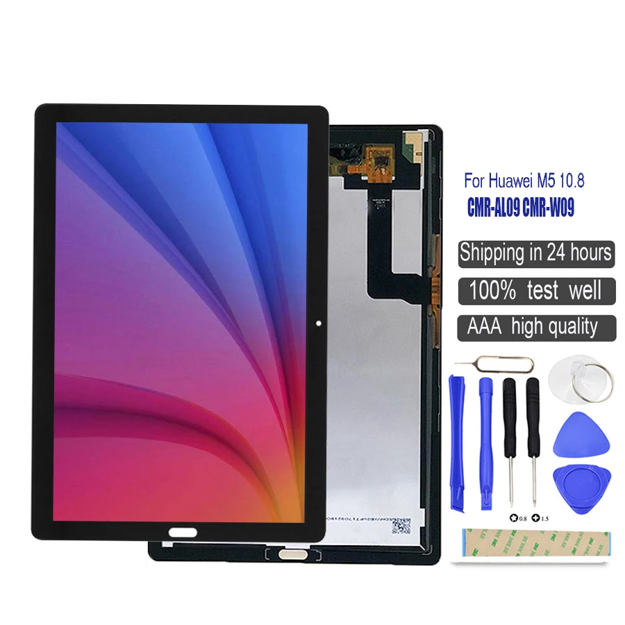 Новинка 10,8 дюймов для huawei MediaPad M5 10,8 CMR-AL09 CMR-W09 ЖК-дисплей панель с сенсорным экраном дигитайзер Датчик в сборе