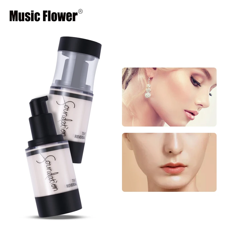 Music Flower косметические для макияжа лица, полное покрытие, Жидкая основа для макияжа лица база, Длительное Действие, ГРУНТОВОЧНАЯ основа BB крем 38 мл