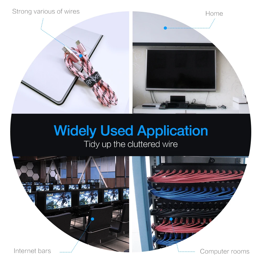 RAXFLY кабель Органайзер провод, usb-кабель Winder для iPhone протектор для кабеля наушников 1 м 3 м 5 м HDMI Мышь линия управление Клип держатель