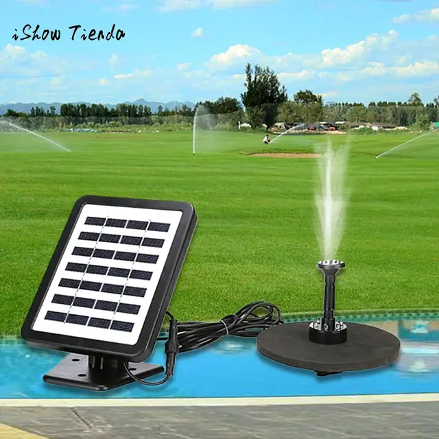 Outdoor Solar Ed Bird Bath Water Fountain Pump With Led Light Outdoor Solar Ed Bird Bath Water Fountain Pump With Led Light For Pool Garden Home