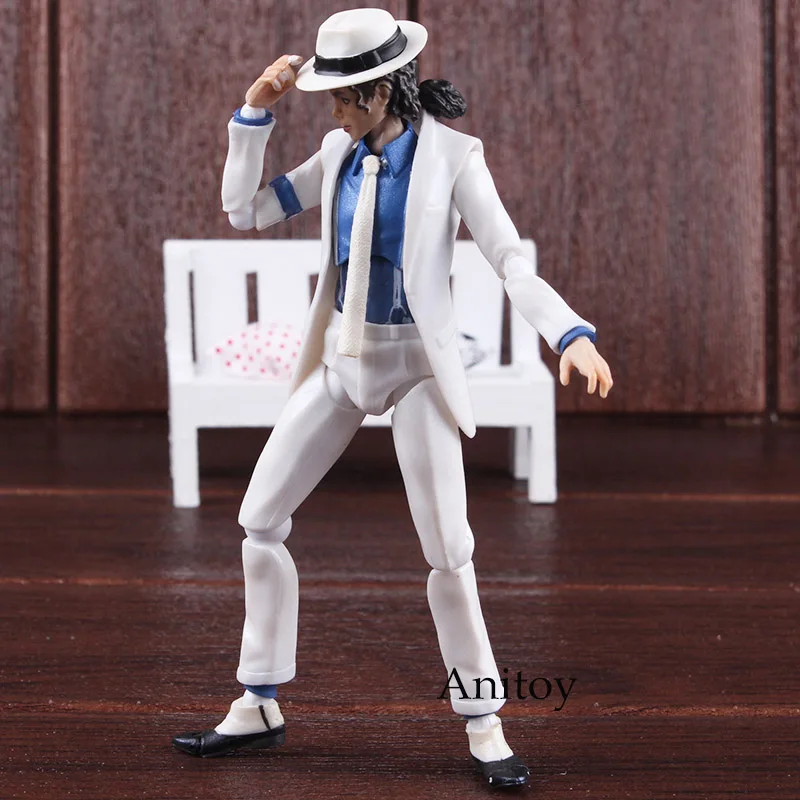 

Singer Michael Jackson Figure Smooth Criminal Anti-gravity Lean Michael Jackson Action Figure Figurine Doll Toy 15.5cm