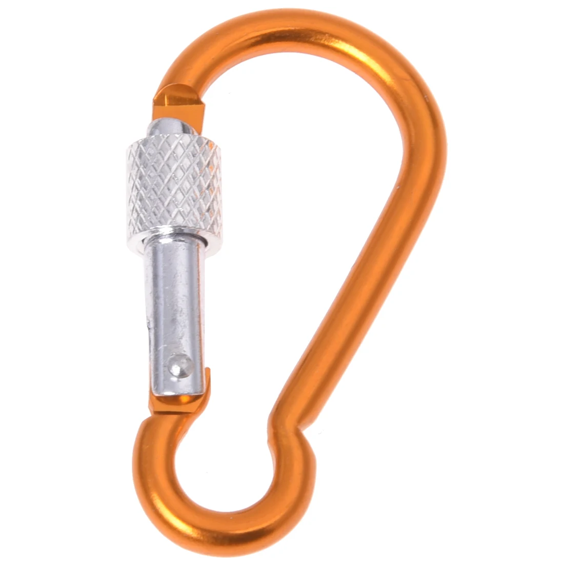 

5 pcs Keychain Aluminium Carabiner Positron Carabiner Camp Hiking - Golden