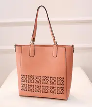 2016 Frühling und Sommer kurze Frauen hohe Qualität PU Leder Handtasche Mode aushöhlen Schulter Tasche weibliche Messenger Bags