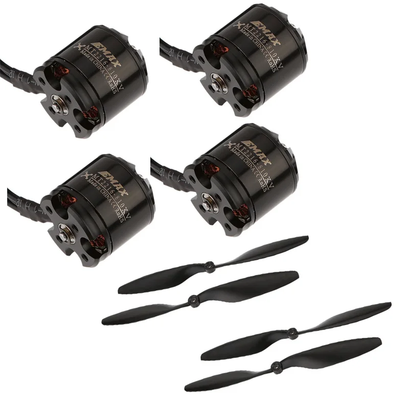 

4pcs/lot EMAX MT2216 KV810 Thread Brushless Motor+2Pairs 1045 Propellers for RC Quadcopter Part