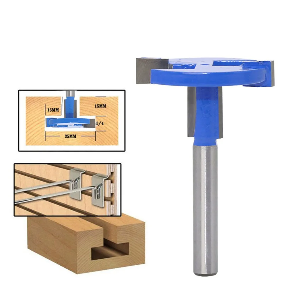 1/4x1/4 хвостовик, для деревообработки резак гравировка Edge триммер фрезы Нож для ящиков T Тип резак для дерева