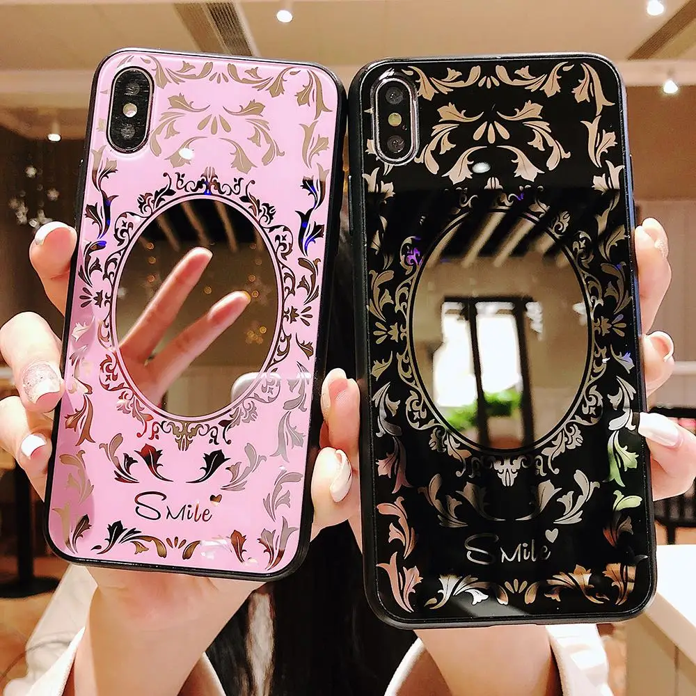 

Leopard Mirror Case for iPhone 7 8 Plus 6 6S Cover Soft TPU Fashion Back Cover for iPhone X XS MAX XR Phone Cases Fundas